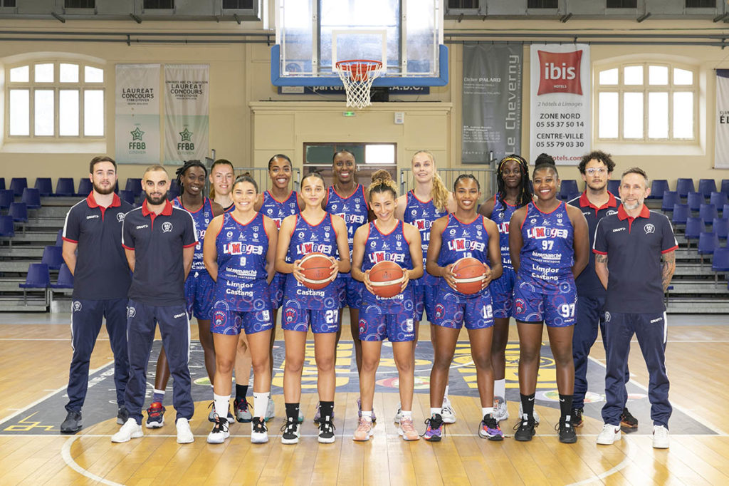 NF1 20222023 > Effectif et staff Limoges ABC en Limousin