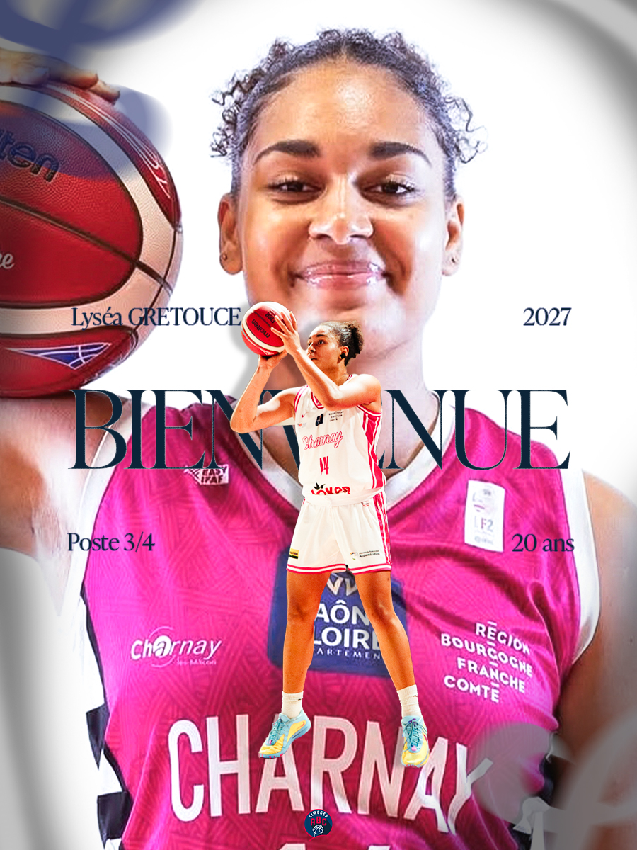 Lysa Gretouce joueuse du Limoges ABC pour la saison 2026-2027